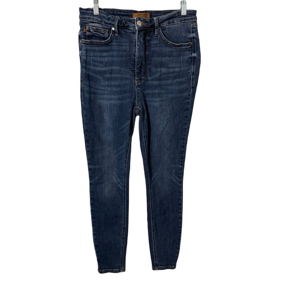 Judy Blue Women’s Skinny Jeans Dark Wash Size 11/30 Stretch Denim - Picture 1 of 6